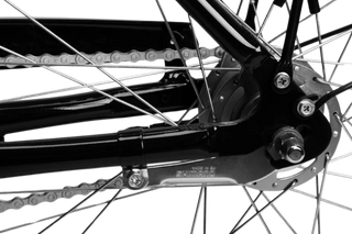 Cykel med fodbremse