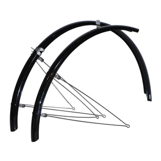 Cykelskærme BikePartner Plast 28" Sort