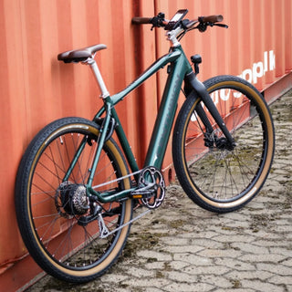 Elcykel med baghjulsmotor