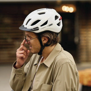 ABUS Hvid Cykelhjelm