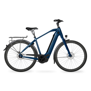 Velo De Ville AEB Pure Blå Herre Bosch Remtræk Elcykel