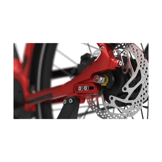 Rød Gazelle Ultimate C8 Elcykel Dame