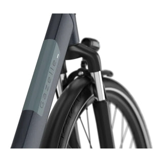 Grafit Blå Gazelle Paris C7+ HMB Elcykel