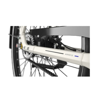 Gazelle Arroyo C5 HMB Elite Dame Elcykel med remtræk mat hvid
