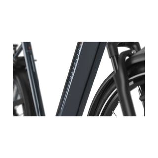 Gazelle Grenoble C5 Grå Elcykel med remtræk