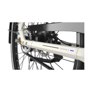 Gazelle Grenoble C5 HMB Elcykel med remtræk ivory white