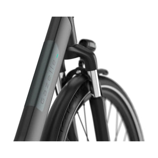 Sort Gazelle Paris C8 HMB Dame Elcykel med lav indstigning