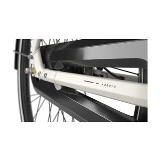 Bagstel Gazelle Arroyo C8 Ivory White Elcykel