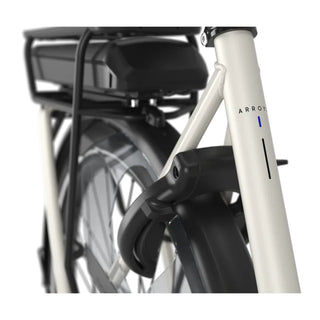 Sadelrør Gazelle Arroyo C8 Hvid Elcykel