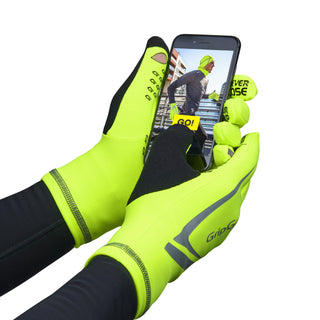 Løbehandsker GripGrab Running Expert Hi-Vis