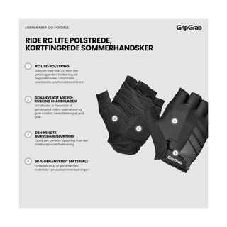 Cykelhandsker GripGrab Ride RC Lite