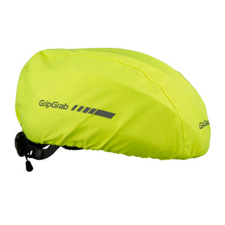 Cykelhjelm Overtræk GripGrab Waterproof Helmet Cover Hi-Vis