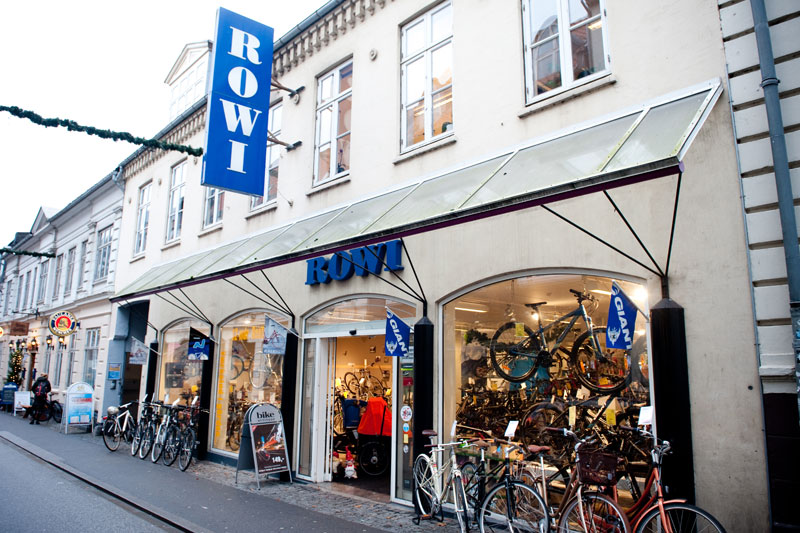 hos Cykelgruppen: Rowi Cykler & Egå Cykelcenter
