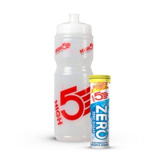 High5 750 ml flaske med tropical zero tabs indhold