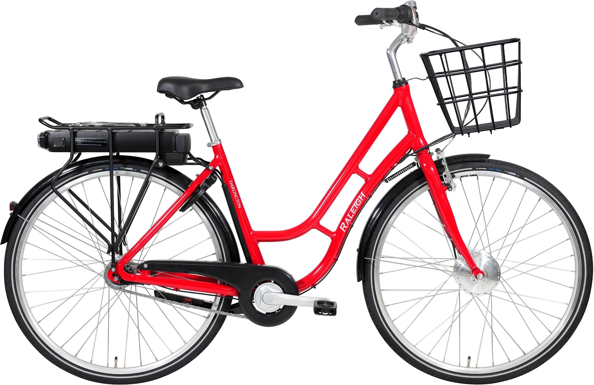 Derfor Kan Et hundrede år Raleigh Darlington E Dame (Rød) | Elcykel | Cykelgruppen.dk