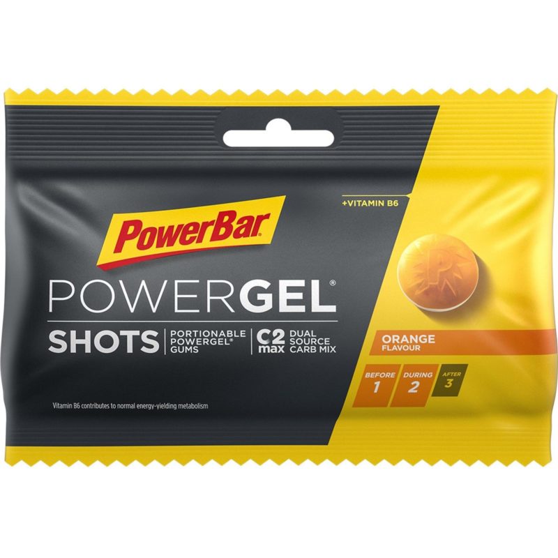 Powerbar Powergel shots vingummi orange appelsin
